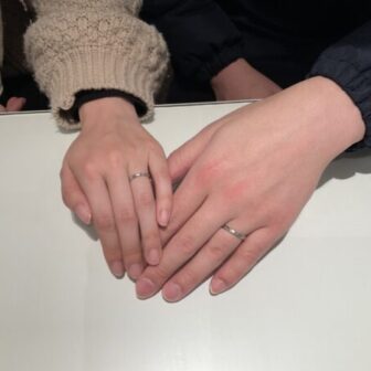 大阪府堺市シンプルな結婚指輪ラパージュ