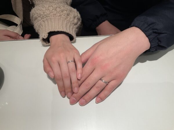 大阪府堺市西区｜おしゃれな結婚指輪ラパージュをご成約いただきました