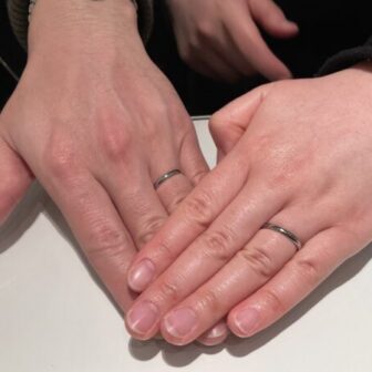 大阪府貝塚市シンプルで頑丈で強い結婚指輪