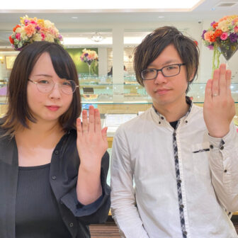東京都目黒区「Mariage ent」の結婚指輪をご成約
