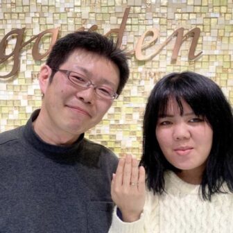 garden神戸三ノ宮でIDEALの婚約指輪をご成約頂いた神戸市のお客様