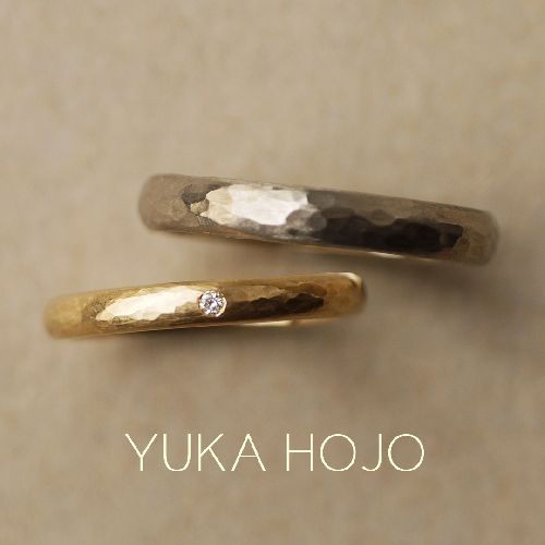 garden心斎橋のおしゃれな結婚指輪「YUKA HOJO」のPassage of time