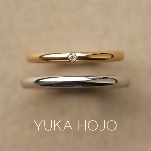 garden心斎橋のおしゃれな結婚指輪「YUKA HOJO」ソウルメイト