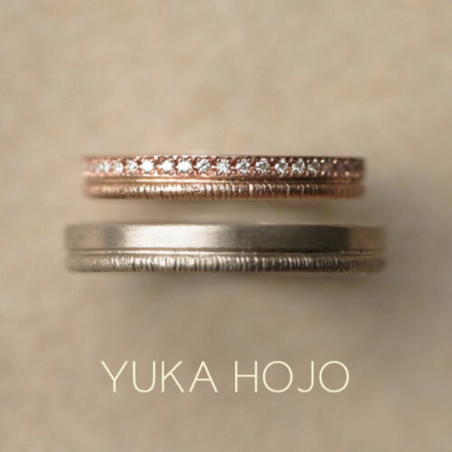 和歌山で人気なユカホウジョウの結婚指輪デザインのパス