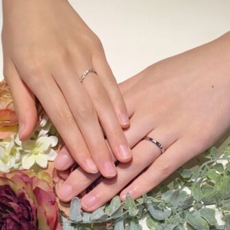 【札幌市】Ice Blue DIAMOND(アイスブルーダイヤモンド)の結婚指輪をご成約頂きました。