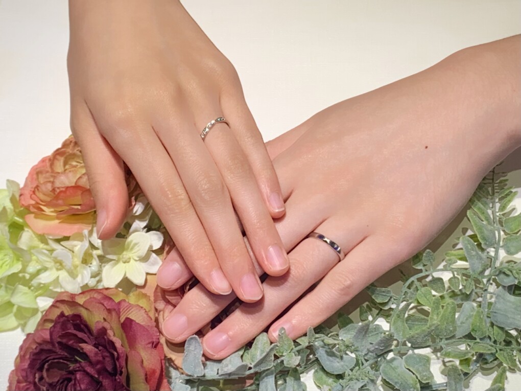 【札幌市】Ice Blue DIAMOND(アイスブルーダイヤモンド)の結婚指輪をご成約頂きました。