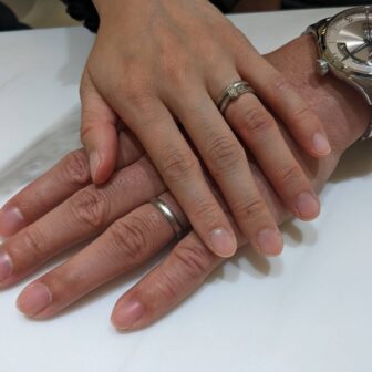 神戸市兵庫区のPilot Bridalの結婚指輪をご成約頂きましたお客様