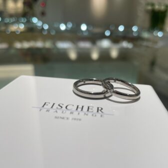 明石市「FISCHER」の結婚指輪をご成約頂きました