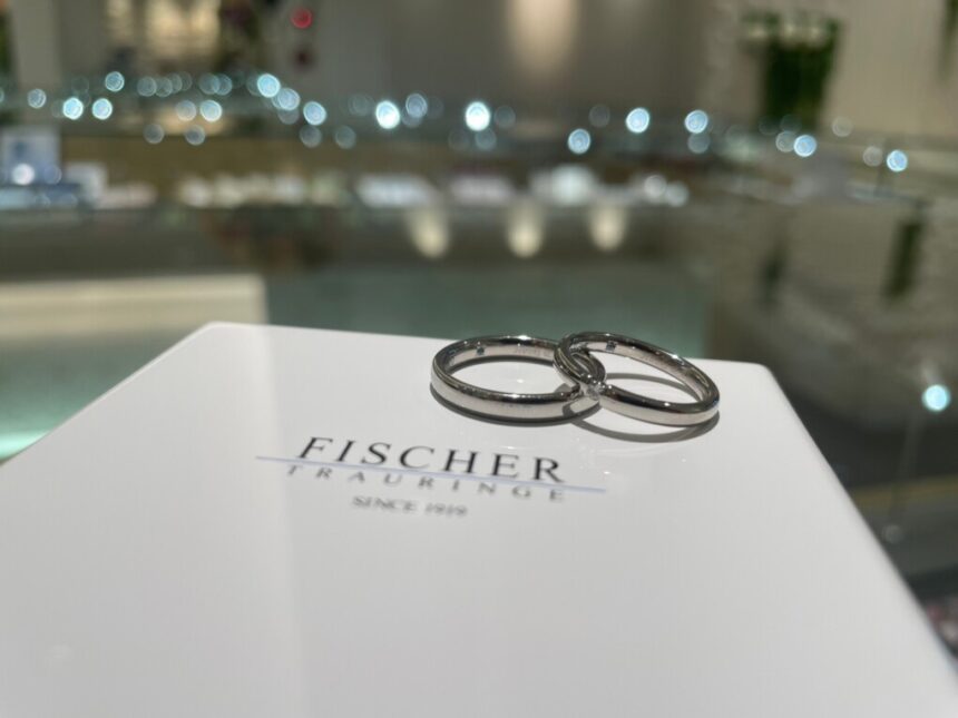 明石市「FISCHER」の結婚指輪をご成約頂きました