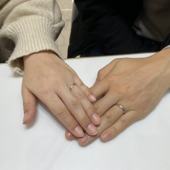 滋賀県東近江市・福井県坂井市｜FISCHER（フィッシャー）の結婚指輪をご成約いただきました