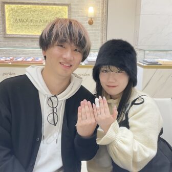 京都市伏見区｜ラプンツェルとFISCHER（フィッシャー）の結婚指輪をご成約いただきました