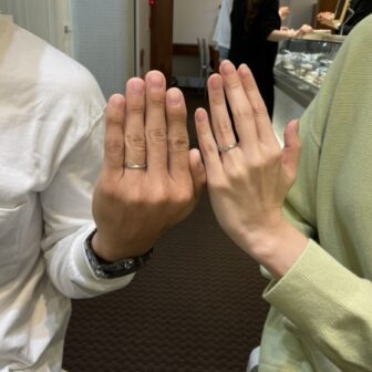 大阪市平野区　ROSETTE/SPとHoneyBの結婚指輪をご成約頂きました