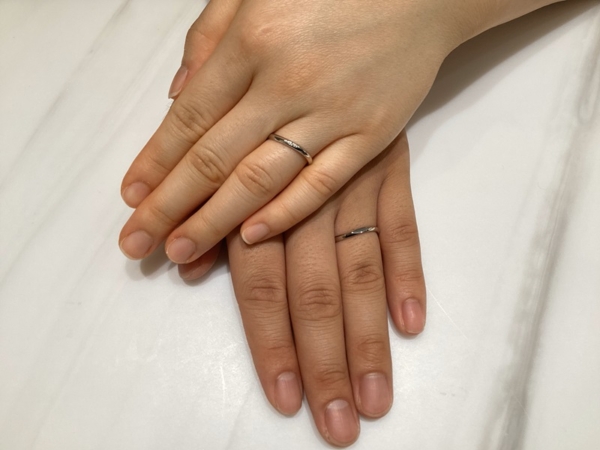 和歌山県東牟婁郡串本町・和歌山市｜CANDLE(キャンドル）の結婚指輪をご成約頂きました