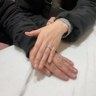 滋賀県大津市 アイデアルダイヤとロゼットの婚約指輪・結婚指輪をご成約頂きました
