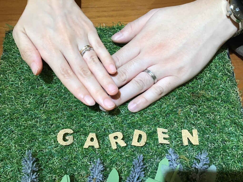 吹田市守口市　IDEALの婚約指輪とFISCHERの結婚指輪をご成約頂きました。