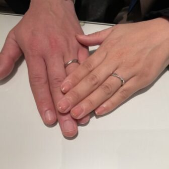 和歌山シンプルな結婚指輪マリアージュエント