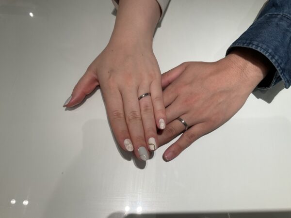 大阪府和泉市　愛知県名古屋市｜丈夫で強い結婚指輪フィッシャーをご成約いただきました