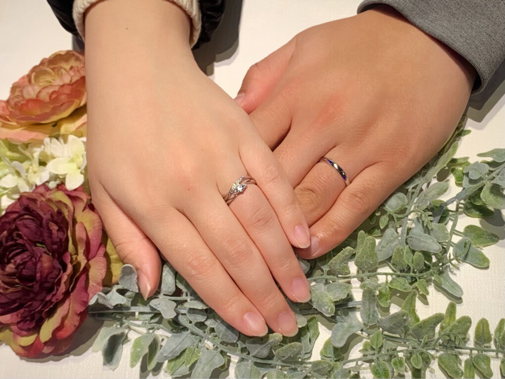 【札幌市】HOSHI no SUNA(星の砂)の婚約指輪と結婚指輪をご成約頂きました