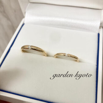 結婚指輪　男性人気デザイン　京都