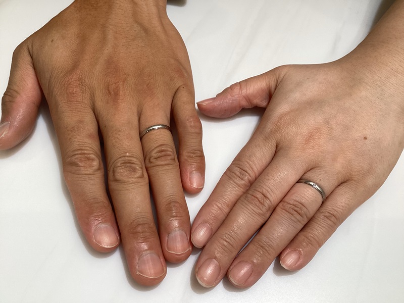 和歌山県和歌山市・紀の川市：鍛造製法なのにリーズナブルなinsembre（インセンブレ）の結婚指輪をご成約頂きました。