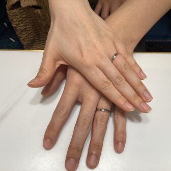 和歌山県和歌山市：一生の思い出にgardenで手作りの結婚指輪をご成約頂きました。