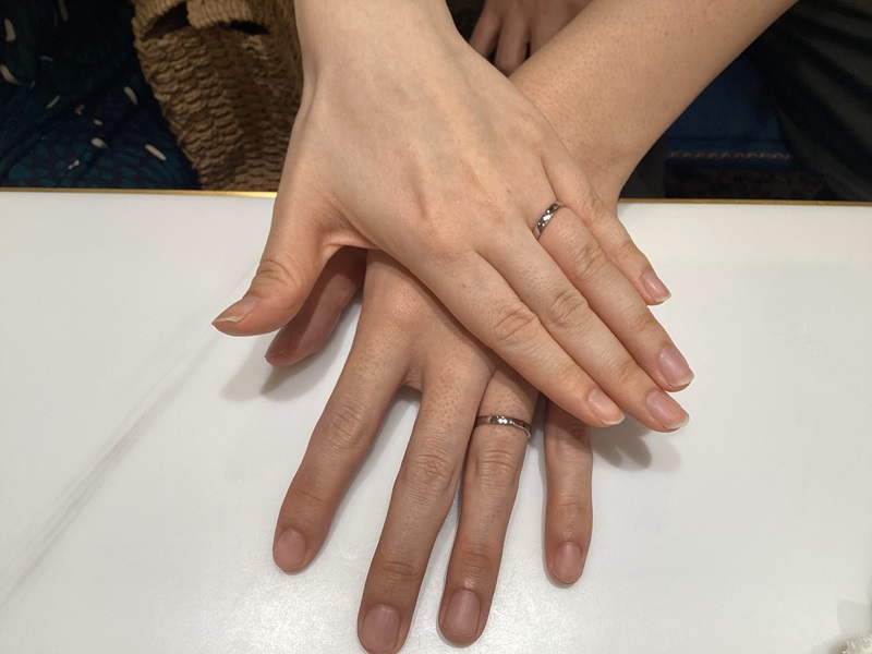 和歌山県和歌山市：一生の思い出にgardenで手作りの結婚指輪をご成約頂きました。
