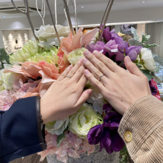 姫路市「ラプンツェル」の結婚指輪をご成約頂きました