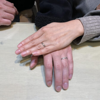 八尾市 神戸市中央区　SomethingBlue(サムシングブルー)の結婚指輪をご成約いただきました。