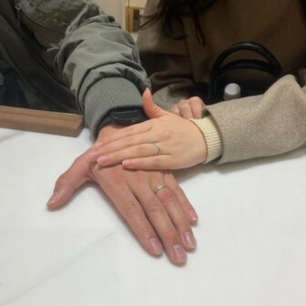 京都府宇治市 鍛造ブランド・フィッシャーとロゼットSPの結婚指輪をご成約頂きました