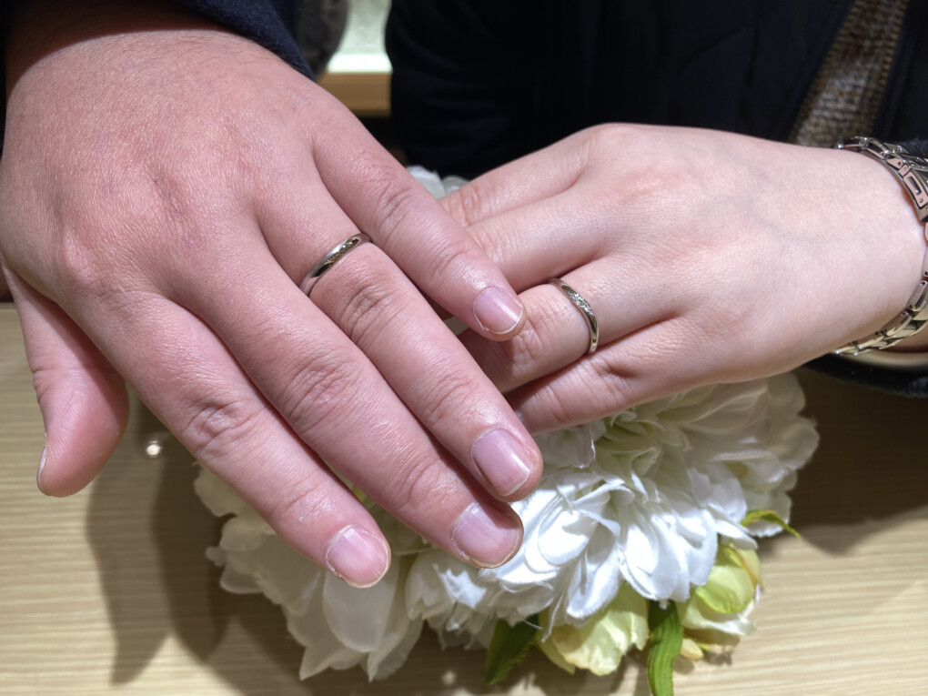 兵庫県姫路市　「SomthingBlue」の結婚指輪をご成約頂きました