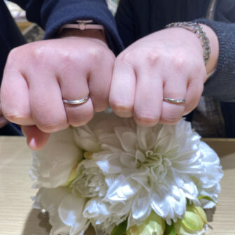 姫路市　「SomthingBlue」の結婚指輪をご成約頂きました