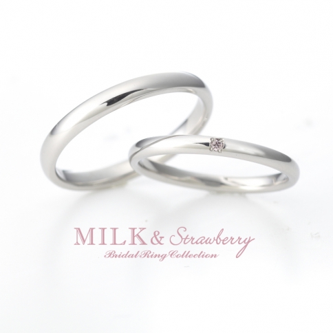 MILK&Strawberry　オーラ　結婚指輪　姫路