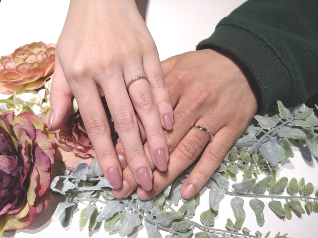 【札幌市】RosettE(ロゼット)の結婚指輪をご成約頂きました。