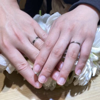 養父市よりご来店『Tomome・insembre』の結婚指輪をご成約