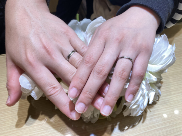 養父市よりご来店『Tomome・insembre』の結婚指輪をご成約
