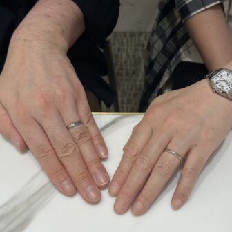 兵庫県赤穂市よりご来店　品質、強度世界最高峰の鍛造製法ブランド「フィッシャー」の結婚指輪をご成約頂きました