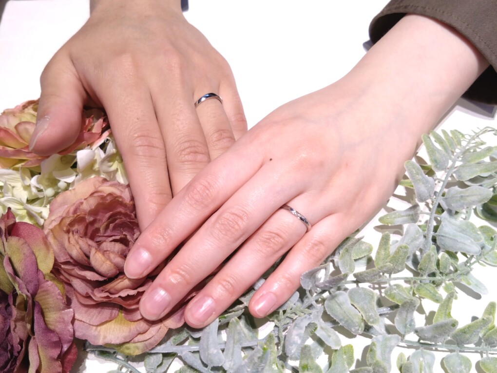 【札幌市】SWEET BLUE DIAMOND(スイートブルーダイヤモンド)とnocur(ノクル)の結婚指輪をご成約頂きました。