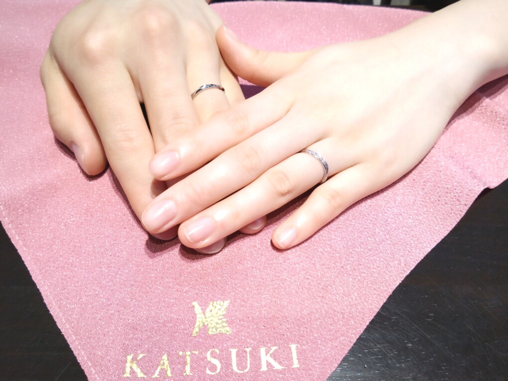 【札幌市】KATSUKI(カツキ)の結婚指輪をご成約頂きました。