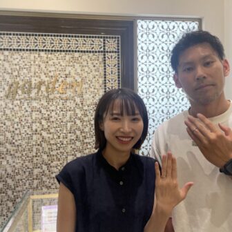 京都市・南丹市 ディズニー・リトルマーメイドの結婚指輪をご成約頂きました