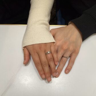 大阪府阪南市・貝塚市よりMariage entの婚約指輪とQuand de Mariageの結婚指輪をご成約いただきました