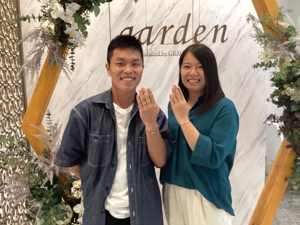 京都府宇治市 スイスの鍛造結婚指輪ブランドでマイスターの結婚指輪をご成約頂きました