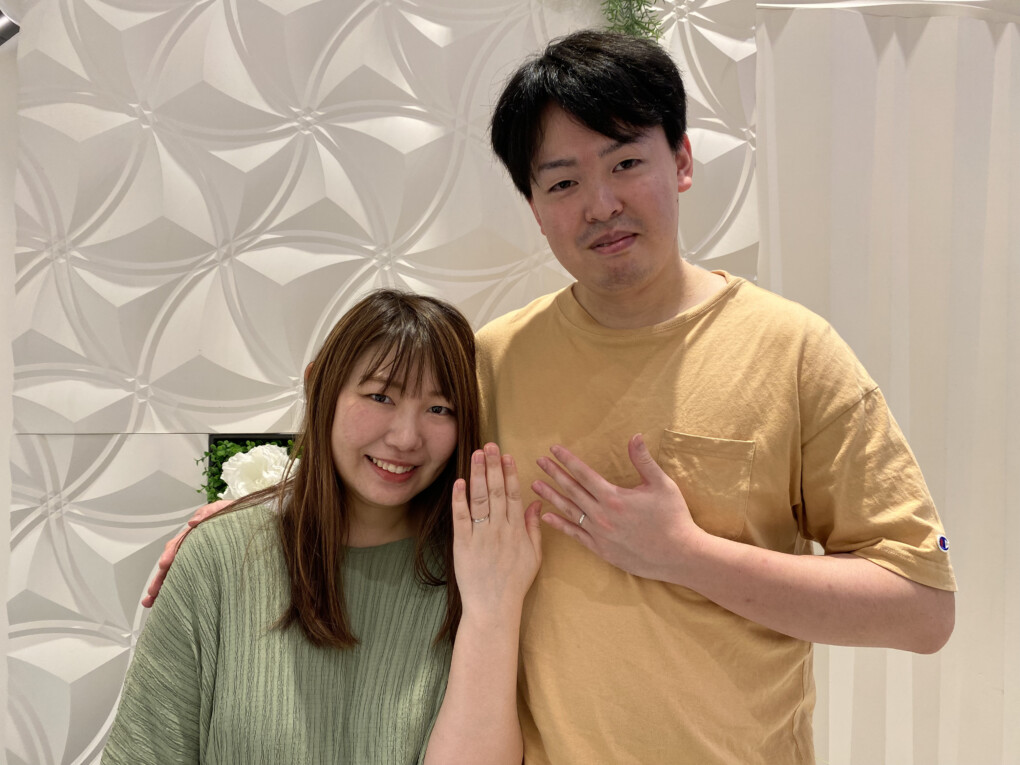 兵庫県明石市よりご来店『インセンブレ』の結婚指輪をご成約