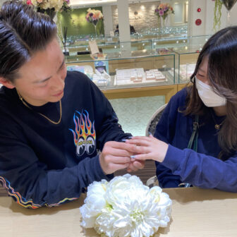 京都府福知山市よりご来店『RosettE Life』の結婚指輪をご成約