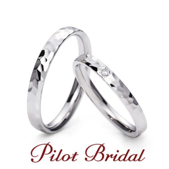 Pilot Bridal　大阪・心斎橋でPt999を使用した結婚指輪