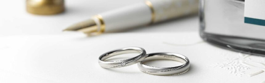 大阪・心斎橋でPt999を使用した強度のいい結婚指輪パイロットブライダル