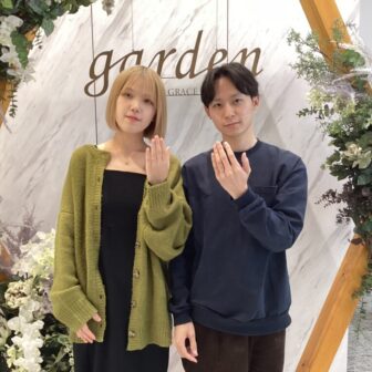 京都府宇治市 フィッシャーの結婚指輪をご成約頂きました