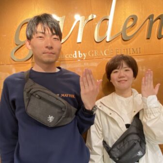 姫路市PilotBridalの結婚指輪をご成約