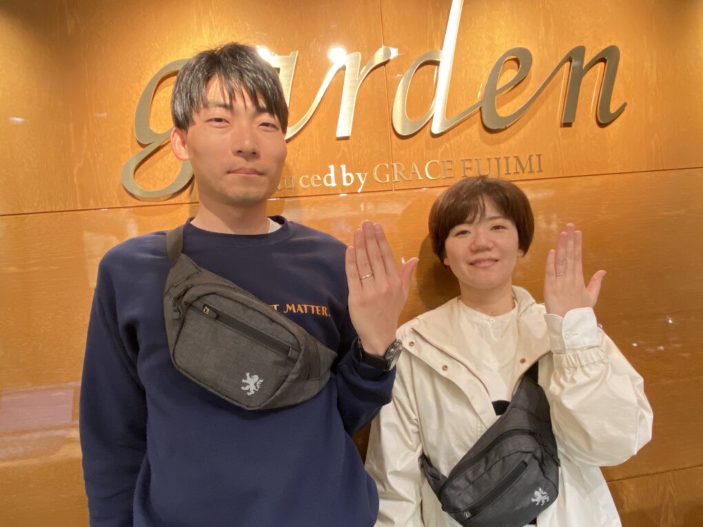 兵庫県姫路市よりご来店『PilotBridal』の結婚指輪をご成約