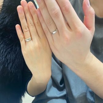 京都市「手作り結婚指輪」と「普段使いしやすいエタニティリング」のご婚約指輪をご成約頂きました