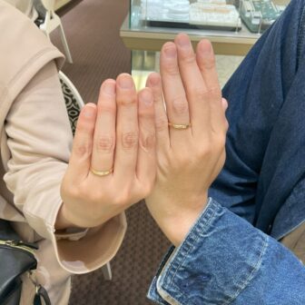 豊中市　IDEALPlusfortの結婚指輪をご成約頂きました